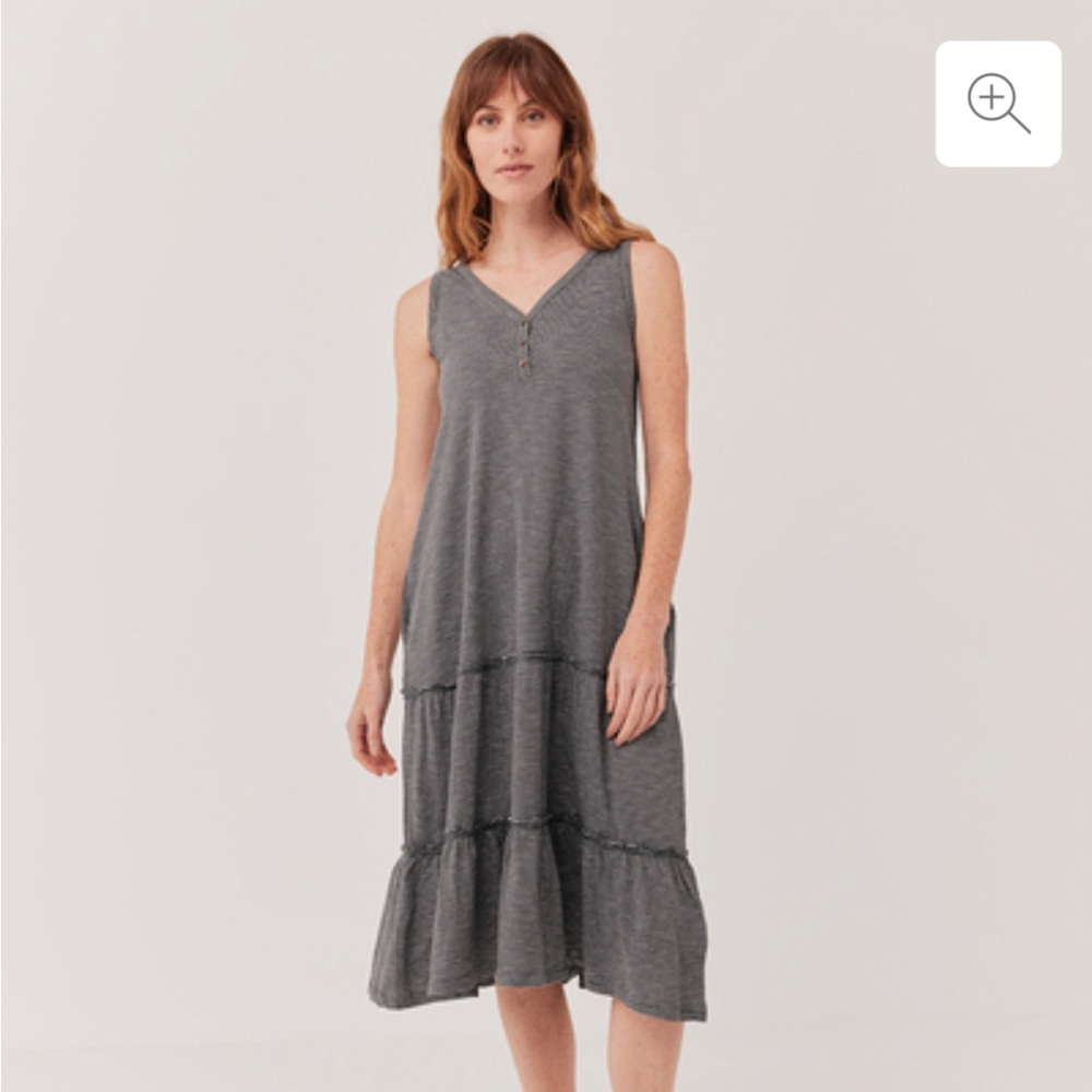 Relaxed Slub Patio Dress